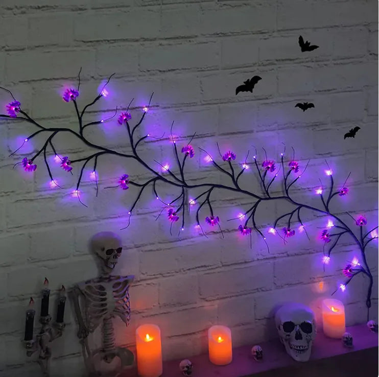 Spooky Pumpkin LED String Lights – Perfect Halloween Decoration for Indoors & Outdoors