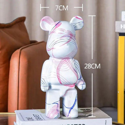 Luxurious Bearbrick Statue Desk Accessories