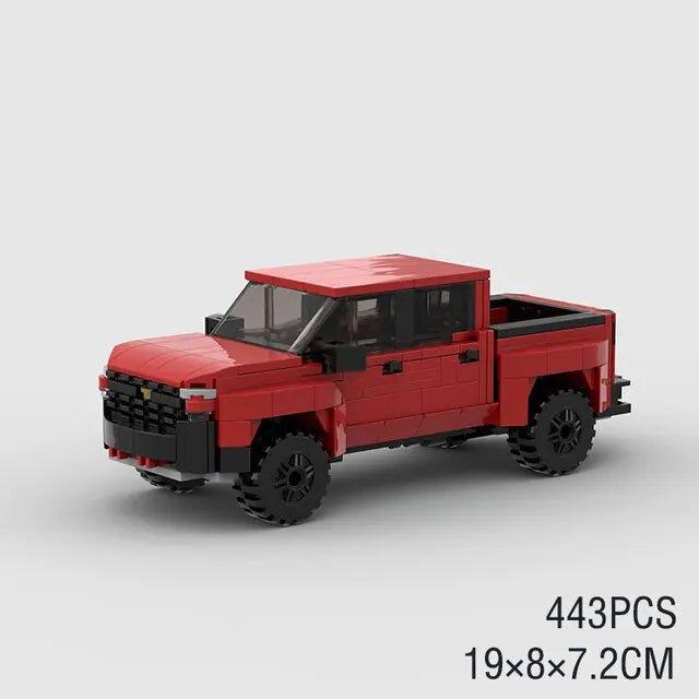 Off - road Pickup Truck Building Blocks