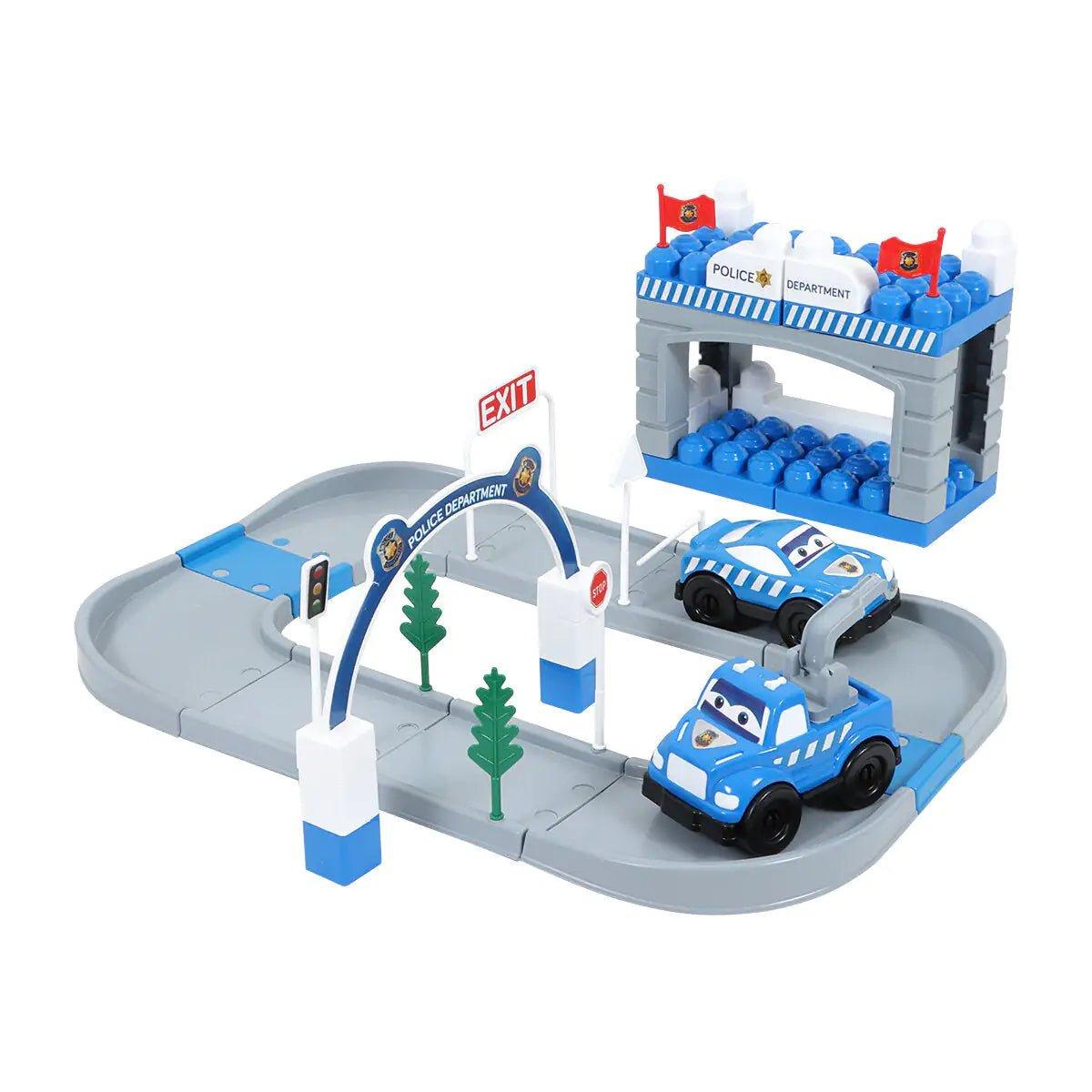 Ogi Mogi Toys Police Car Set (52 Pieces)