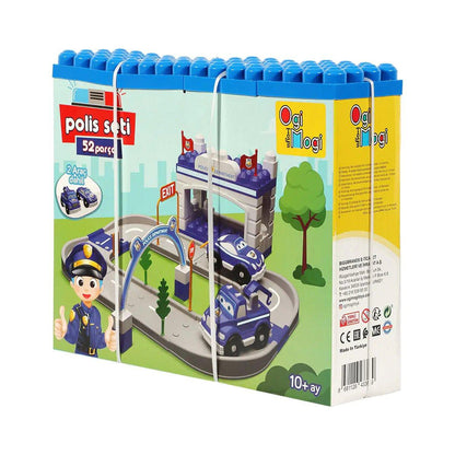 Ogi Mogi Toys Police Car Set (52 Pieces)