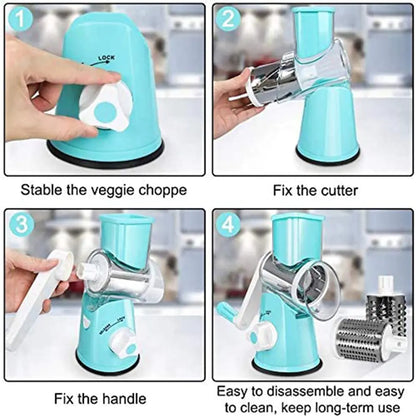 Manual Vegetable Cutting Machine – Effortlessly Chop, Slice, and Shred - Home Kartz