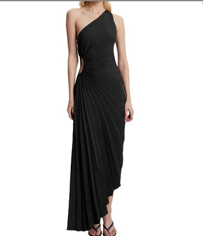 One Shoulder Asymmetrical Dress