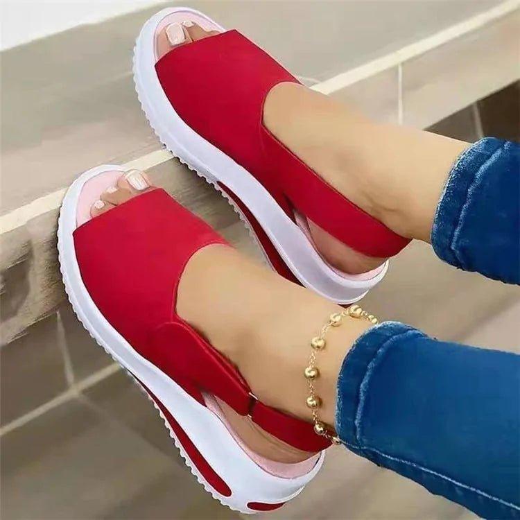 Open Toe Flat Sandals for Women