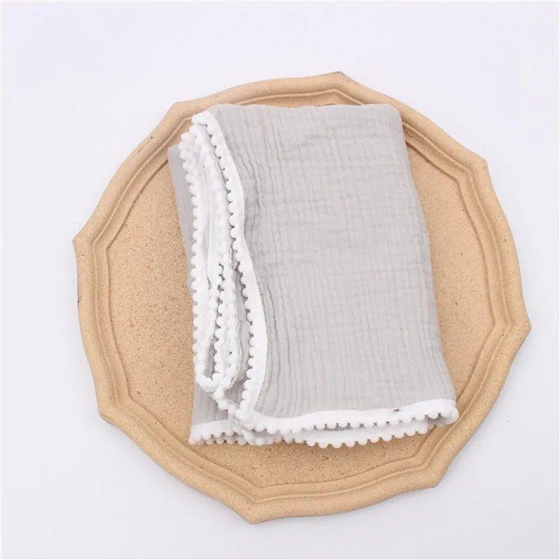 Organic Cotton Baby Tassel Blankets