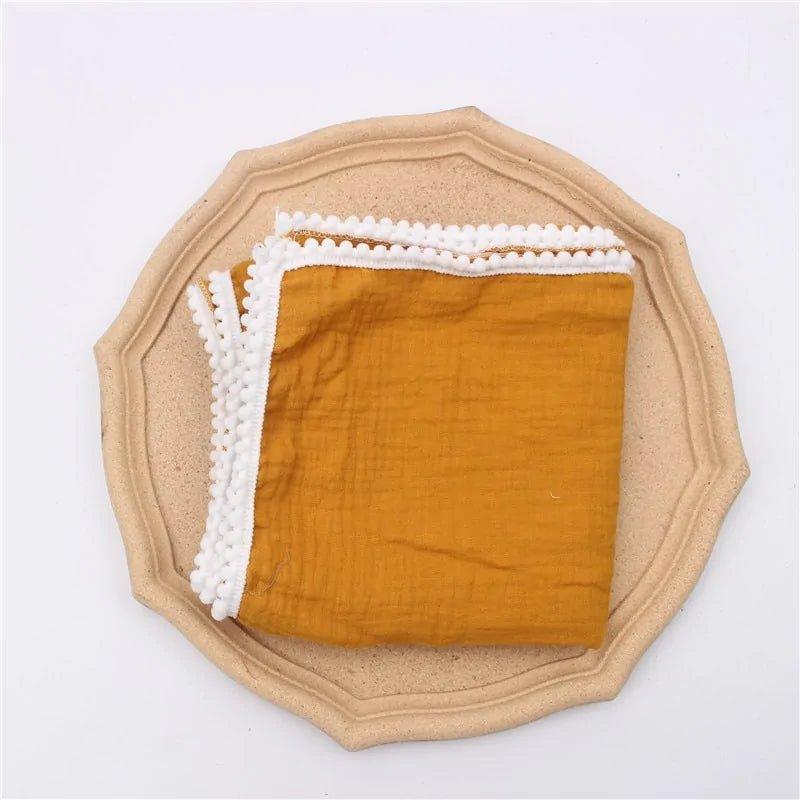 Organic Cotton Baby Tassel Blankets