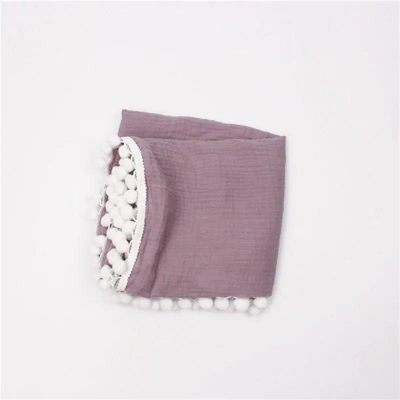 Organic Cotton Baby Tassel Blankets