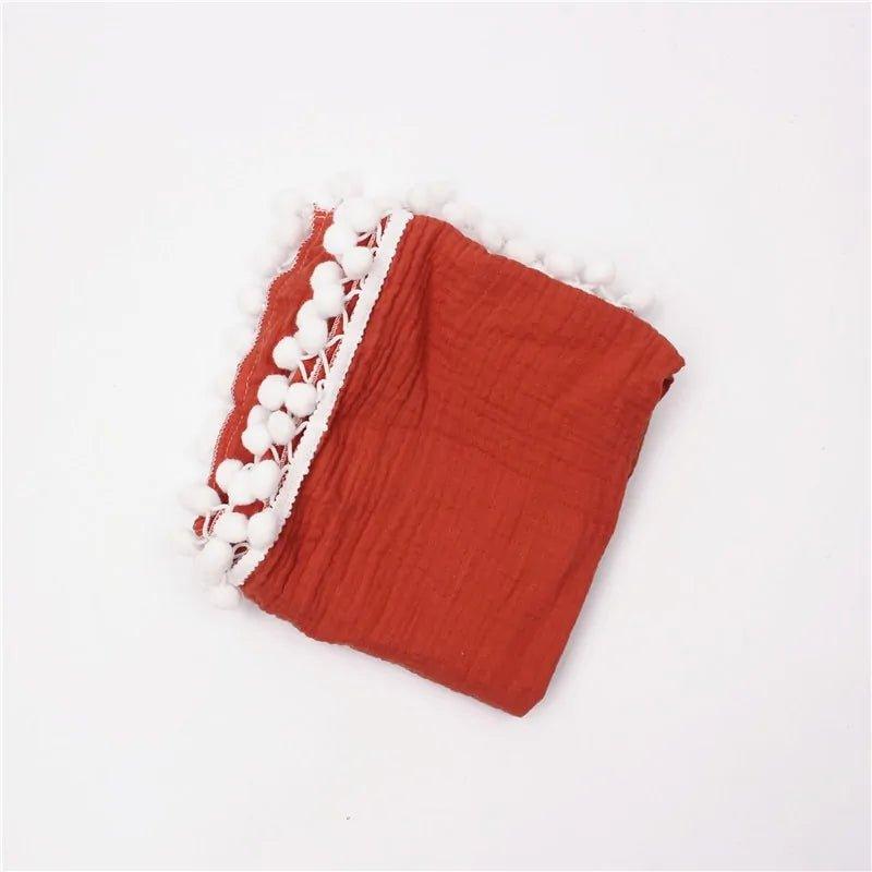 Organic Cotton Baby Tassel Blankets