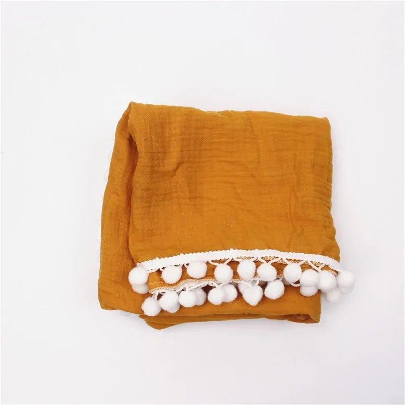 Organic Cotton Baby Tassel Blankets