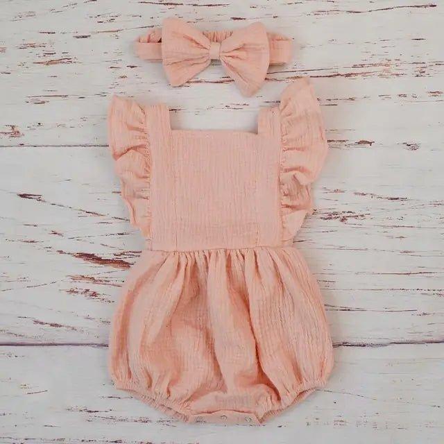 Organic Cotton Summer Baby Girl Clothes