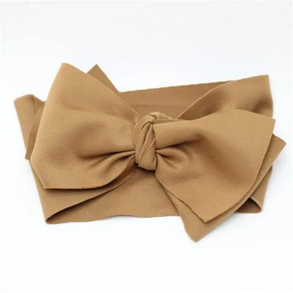 Oversize Bow Baby Girls Winter Headwrap