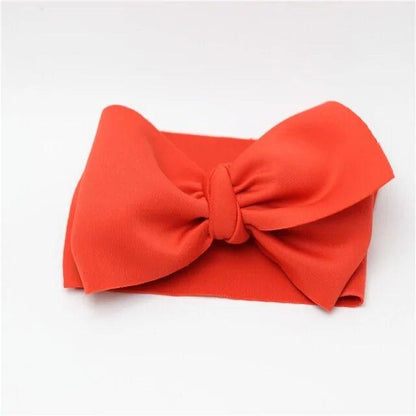 Oversize Bow Baby Girls Winter Headwrap