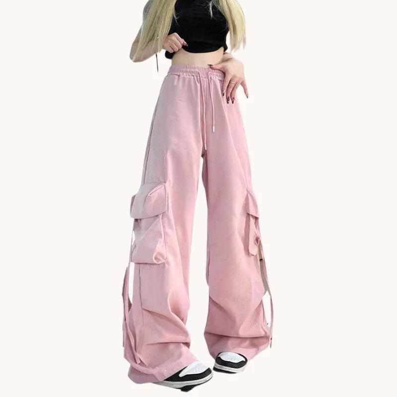 Oversized Cargo Parachute Pants