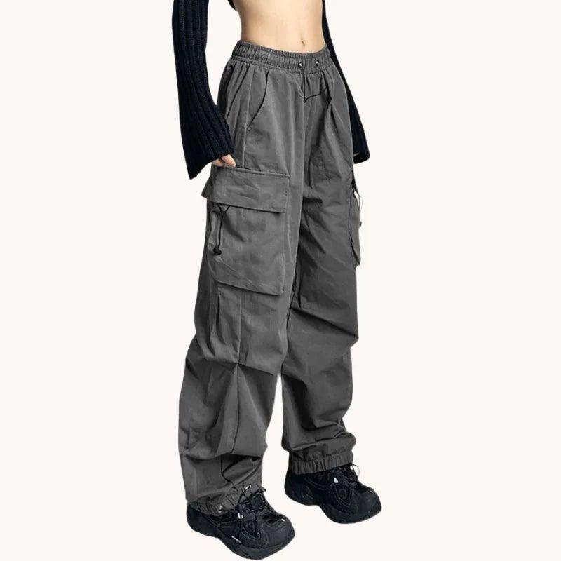 Oversized Cargo Parachute Pants