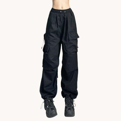 Oversized Cargo Parachute Pants