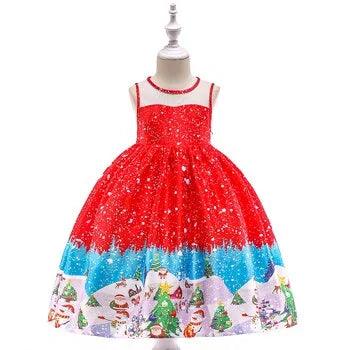 Cartoon Cosplay Snowflake Princess Dress - Become a Winter Wonderland Royalty