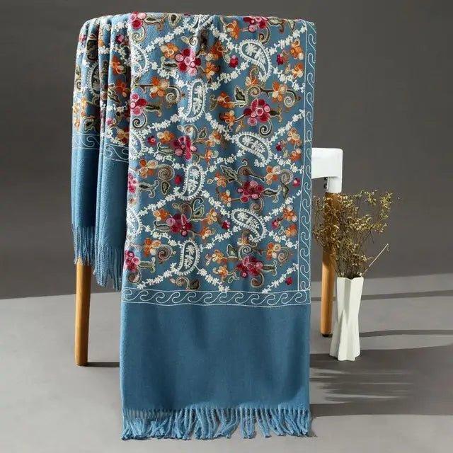 Pashmina Women Shawls Embroidery