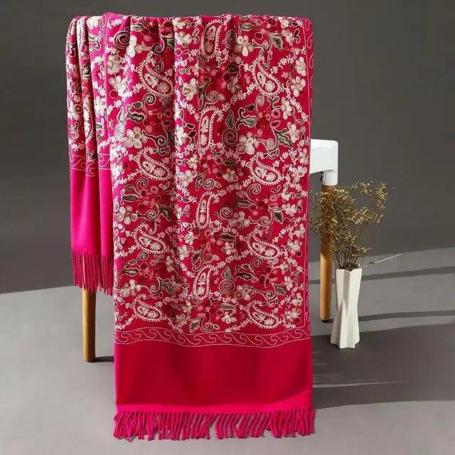 Pashmina Women Shawls Embroidery