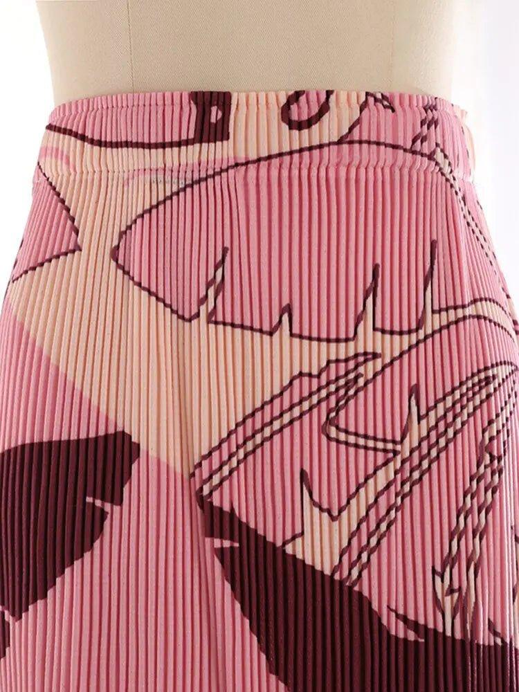 Pink Palm Skirt