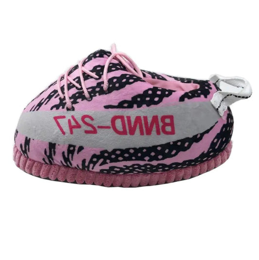 Pink Zebra Sneaker Slippers