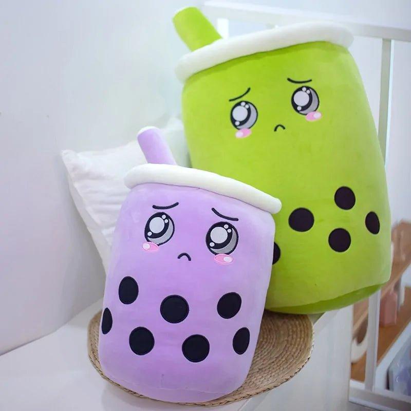 Plush Boba Tea Cup Toy Bubble Tea Pillow Cushion