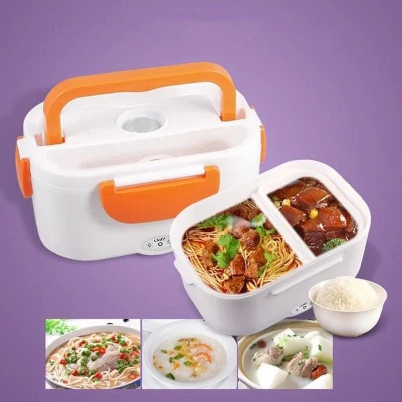 Portable Double Layer Electric Heating Lunch Box