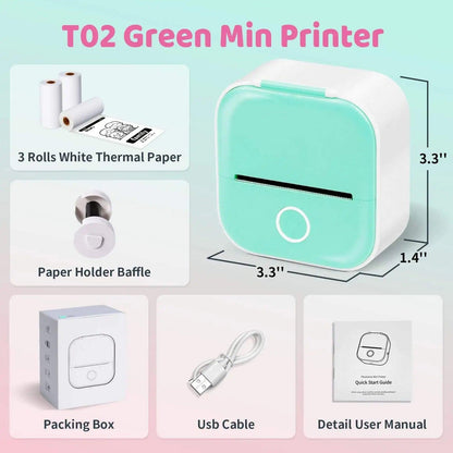 Portable Mini Thermal Label Printer: Your Compact Solution for Efficient Learning and Creativity