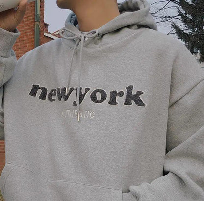 Printed New York Hoodie