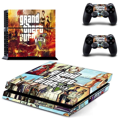 PS4 Grand Theft Auto V (GTA 5) Skin Sticker for Console & 2 Controllers