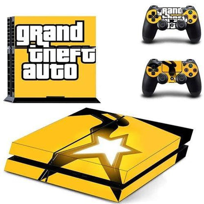 PS4 Grand Theft Auto V (GTA 5) Skin Sticker for Console & 2 Controllers