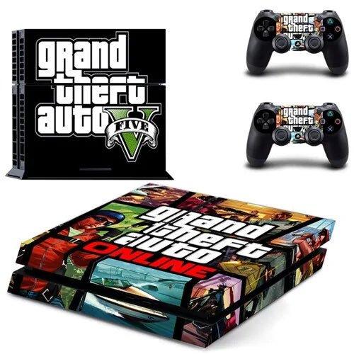 PS4 Grand Theft Auto V (GTA 5) Skin Sticker for Console & 2 Controllers