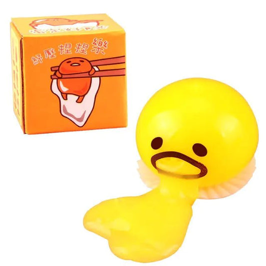 Crack Open Stress Relief with Puking Egg Yolk Stress Ball - Home Kartz