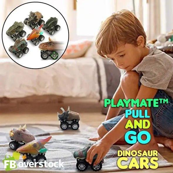 Pull And Go Dinosaur Cars