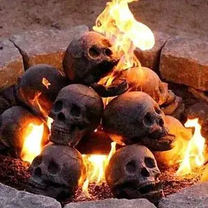 Halloween Fire Pit Skulls – Create Spine-Chilling Thrills at Your Fire Pit! 🎃