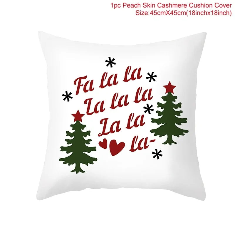 Cozy Up with Our Festive Cartoon Christmas Pillow Cover 🎄✨