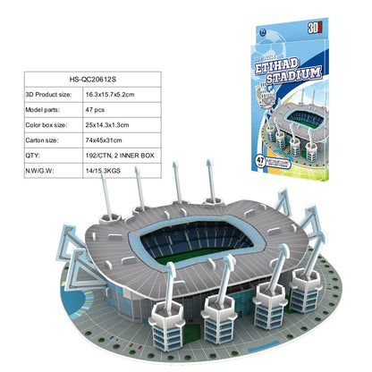 3D Puzzle Football Field Model