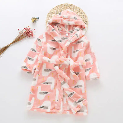 Children's Flannel Bathrobes