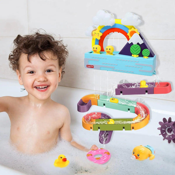 Splash into Fun with Quack Splash Duck & Slide Bath Toy – Perfect for Toddlers!