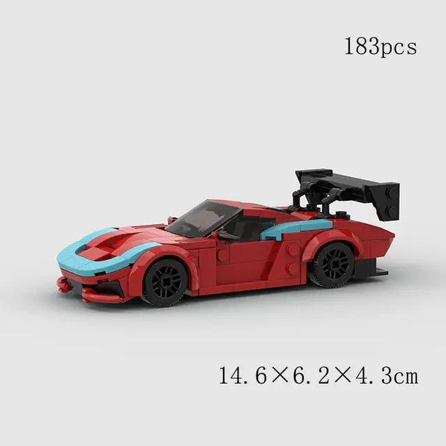 r New City Speed Champions Technique Racing Car Building Brick Set