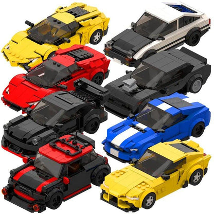 Racing Super Technique Creative Brick Set