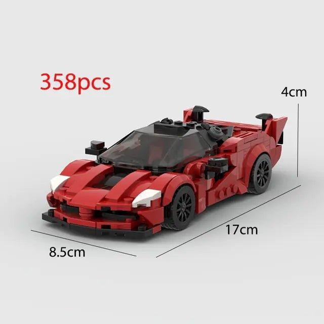 Racing Super Technique Creative Brick Set