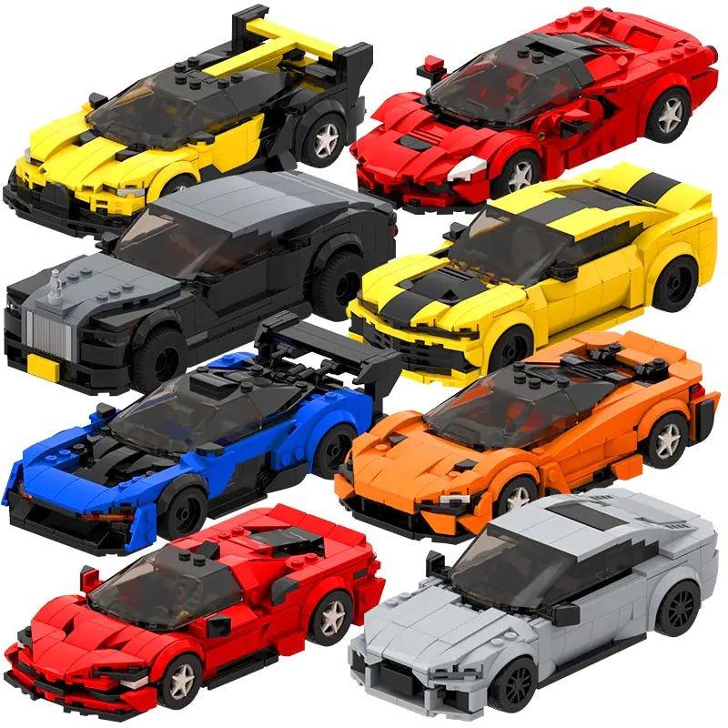 Racing Super Technique Creative Brick Set