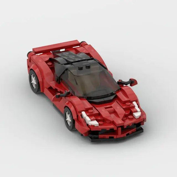 Elevate Playtime with MOC Ferrari Rafa Racing Sports Car Building Blocks