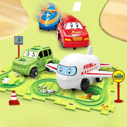 Rail Car Puzzle Toy