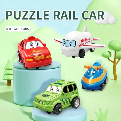 Rail Car Puzzle Toy