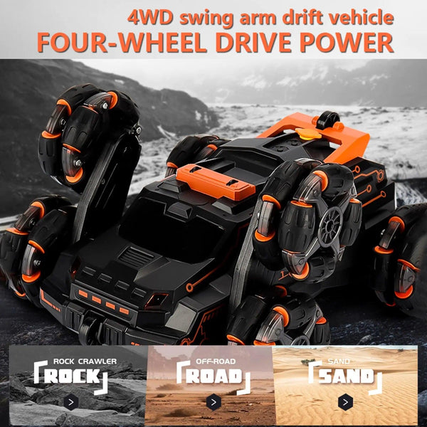 Thrill and Excitement with RC Stunt Car: Double-Sided, 360° Rotation, Gesture Control