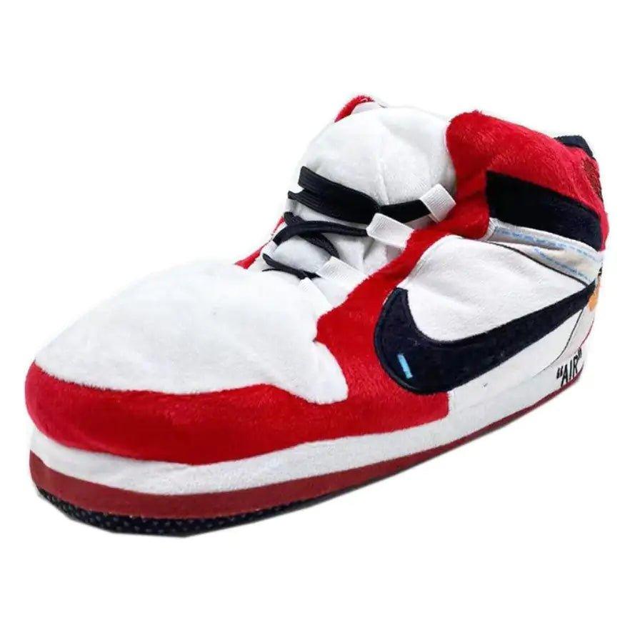 Red Air Jordan Retro High Sneaker Slippers