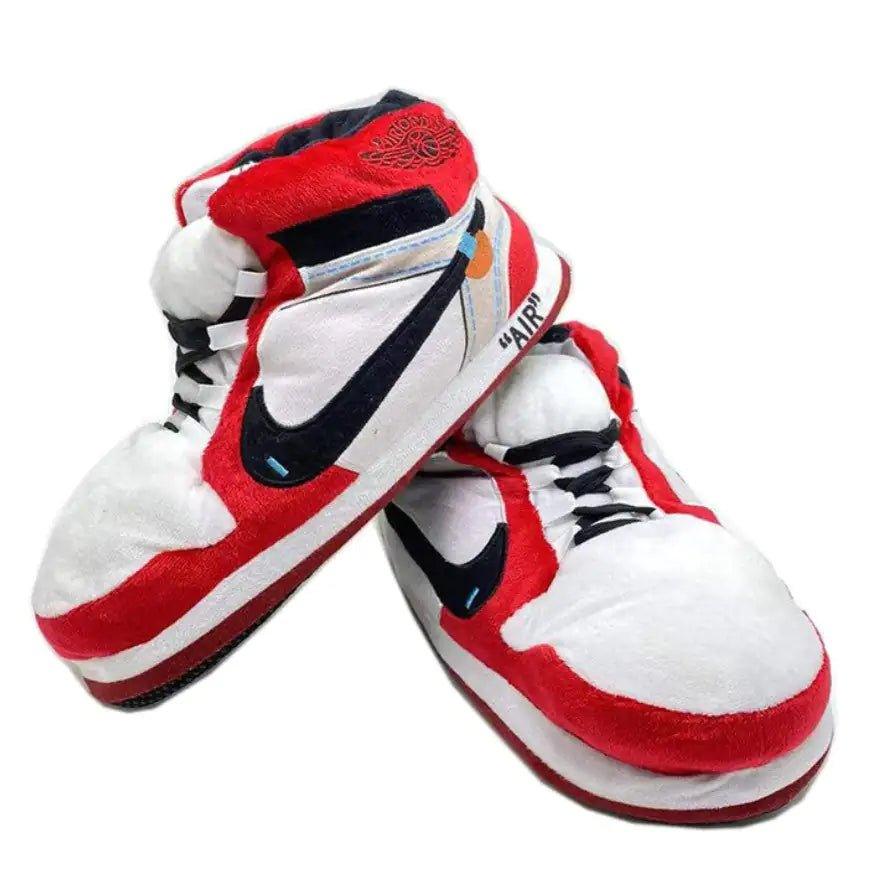 Red Air Jordan Retro High Sneaker Slippers