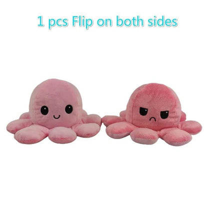 Reversible Flip Octopus Stuffed Plush Doll