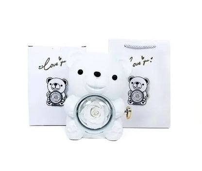 Rotating Bear Jewelry Box